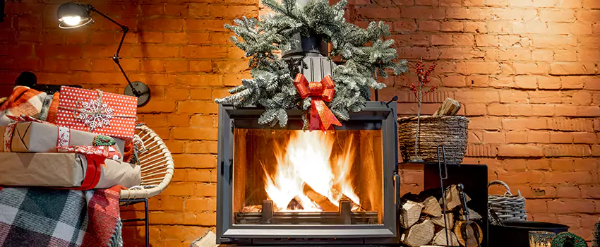 Travis Industries Linear Gas Fireplace Installation in Palm River-Clair Mel, Florida